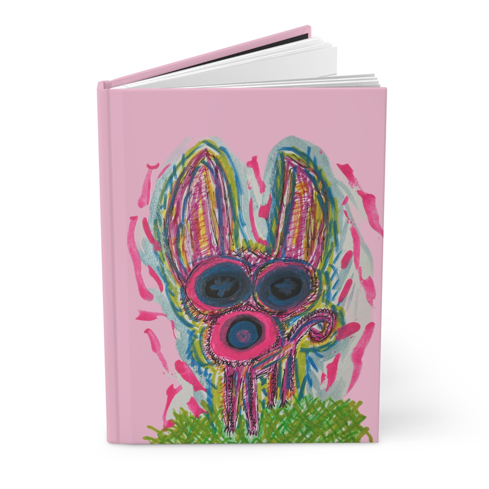 Cute Stressed Dog: Chihuahua - Journal Notebook Diary- Light Pink Matte Hardcover - 150 Page Lined Book