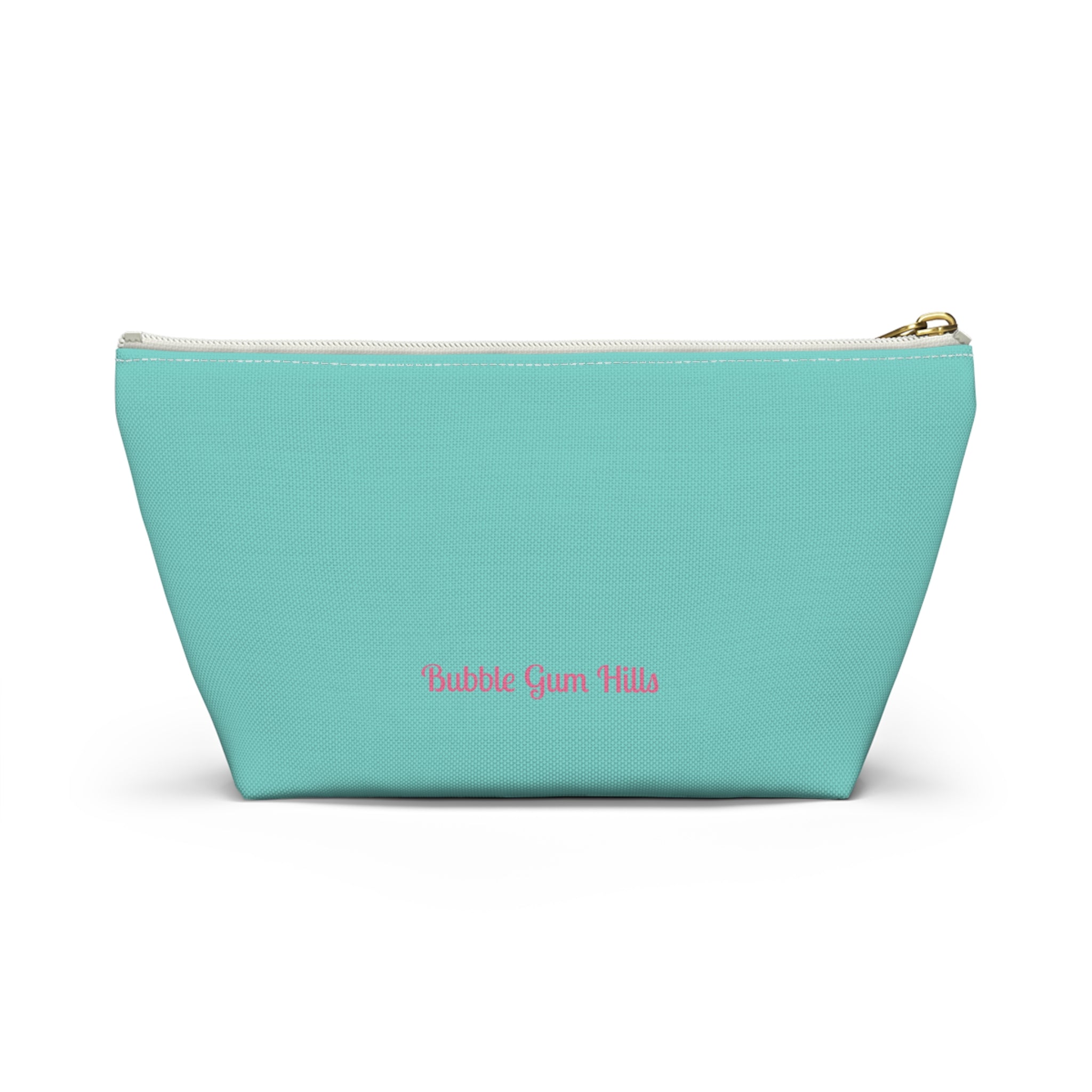 Turquoise Bag Colorful Hummingbird  — Cosmetic Makeup Small and Large Zipper Bag