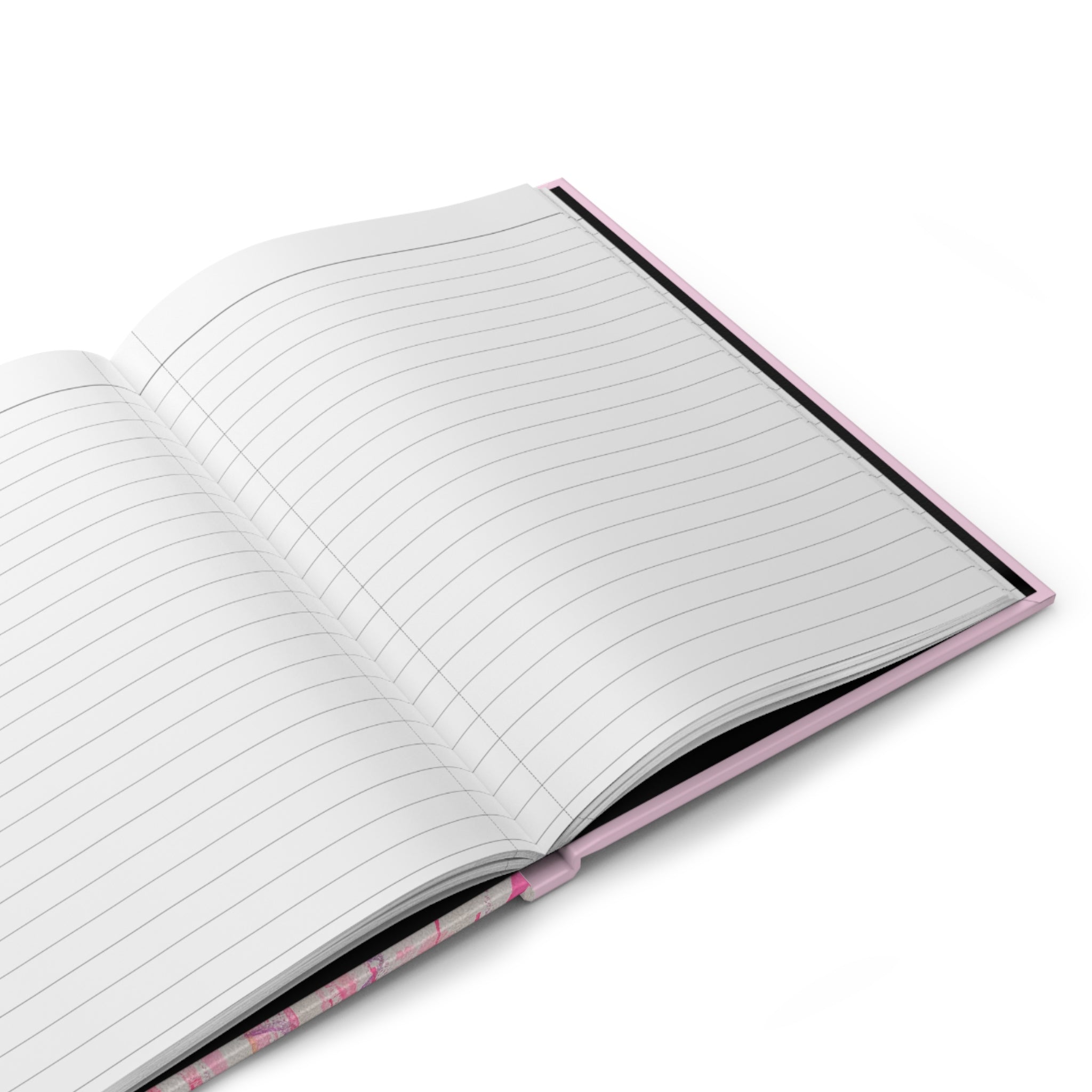 Cute Pink UFO Spaceship Hardcover Journal – "We Come in Pink" Artistic Journal, Diary, Notebook - Lined 150 Pages