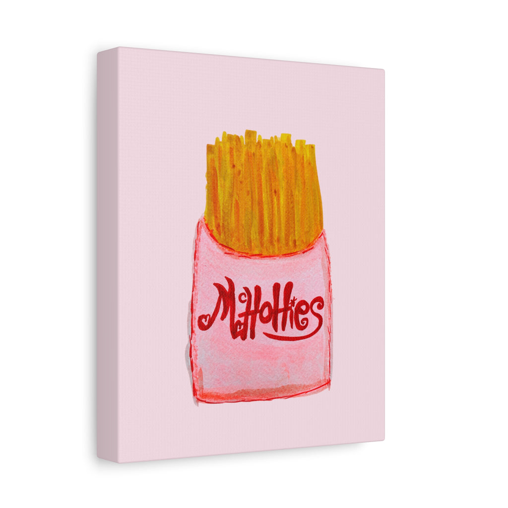 McHottie's Fresh French Fries Matte Wall Art Canvas