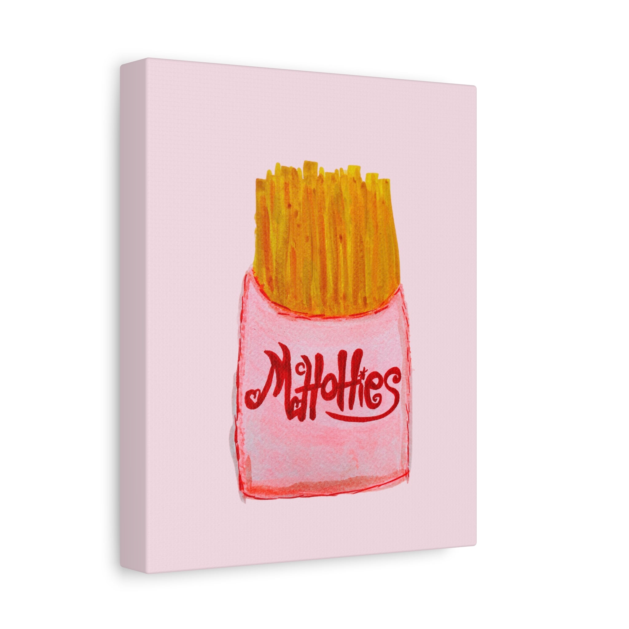 McHottie's Fresh French Fries Matte Wall Art Canvas