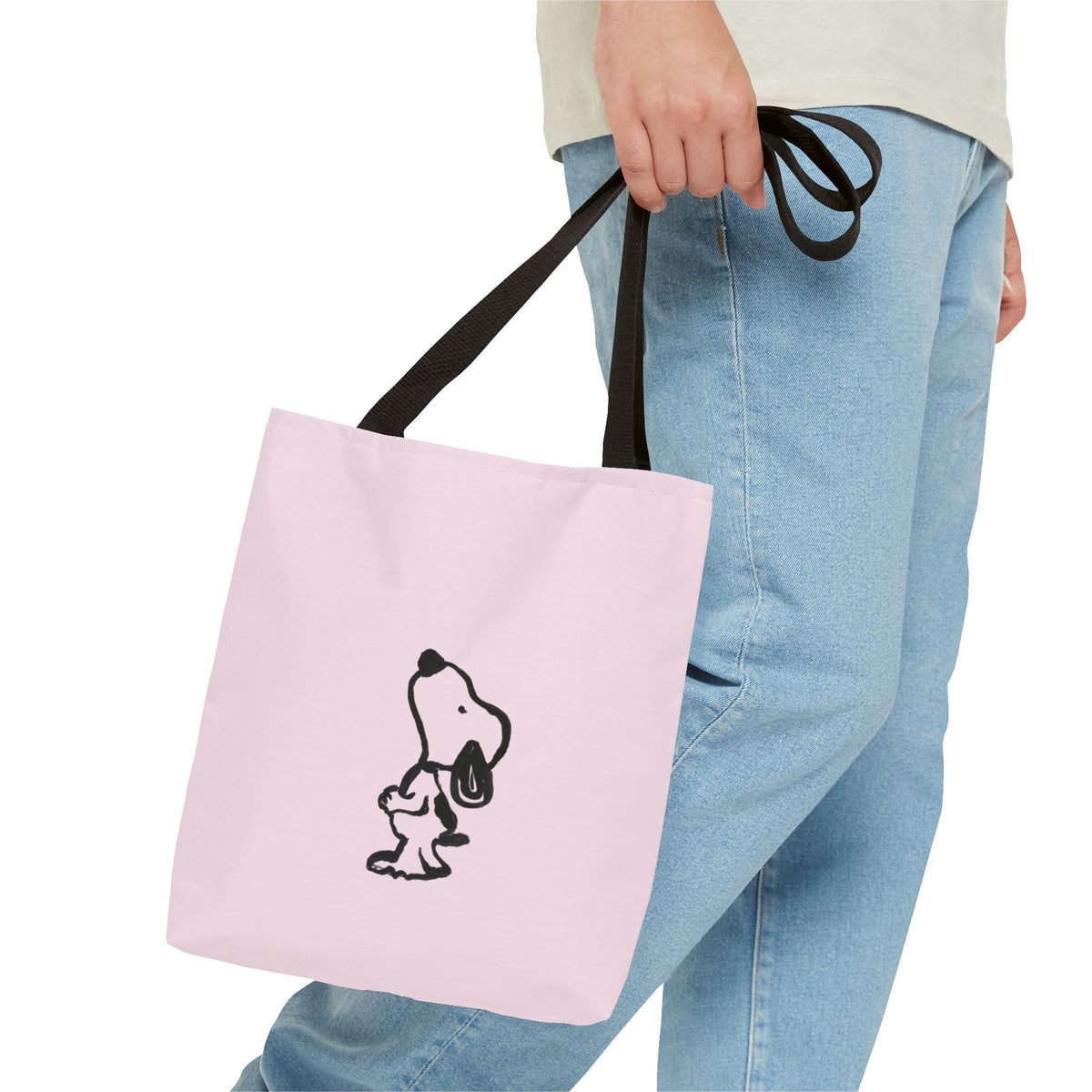 Beagle Puppy Dog Tote Bag - Shoulder 2 Straps Medium Shop, Market, Day or Travel Bag
