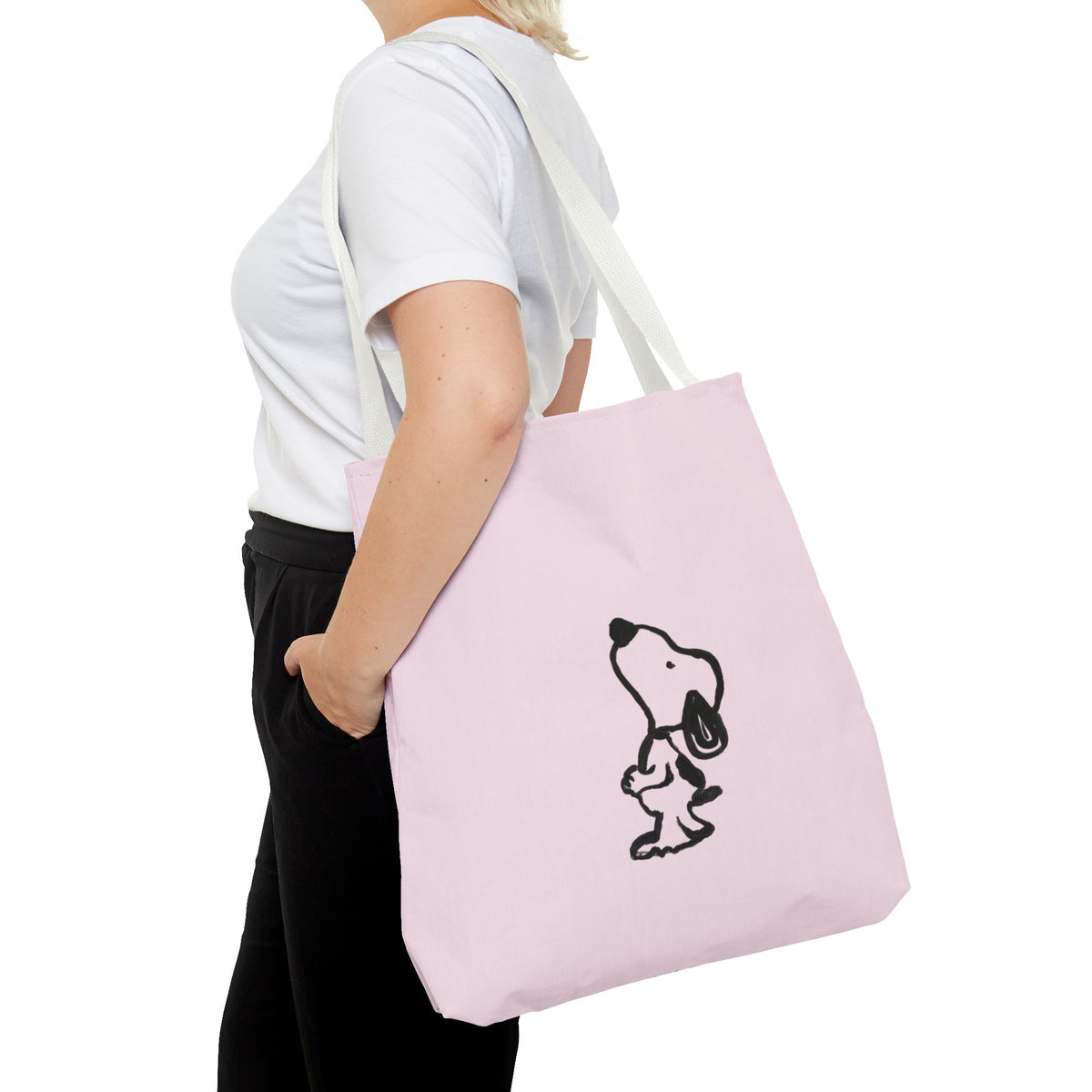 Beagle Puppy Dog Tote Bag - Shoulder 2 Straps Medium Shop, Market, Day or Travel Bag